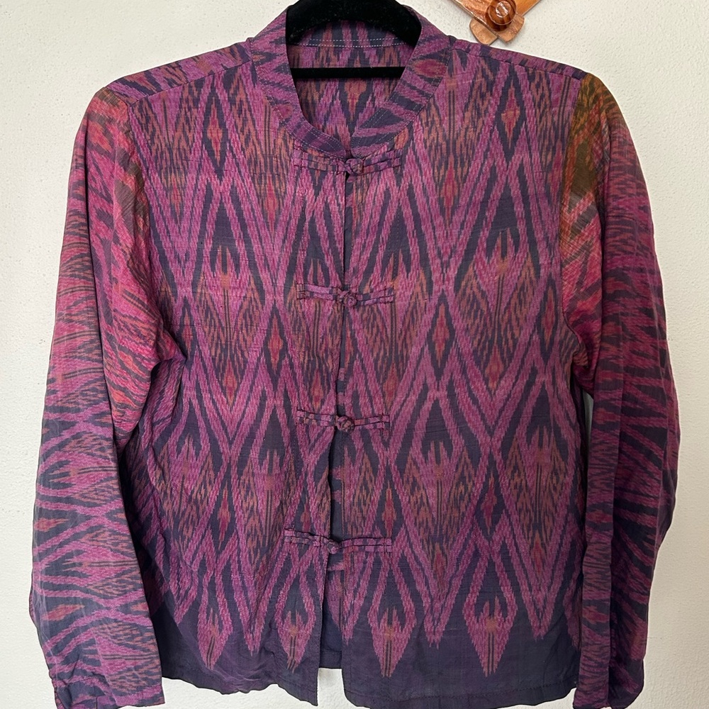 Vintage Raw Silk Shirt